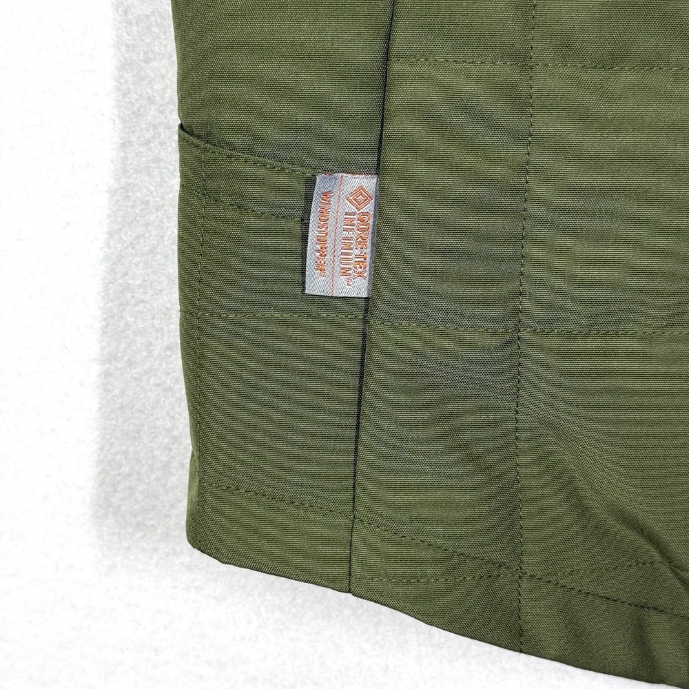 Sitka Gear Grindstone Work Vest Men Large Gore Tex Windstopper Green Jacket NWOT - Picture 8 of 16